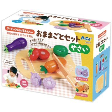 木製おままごとセット やさい｜3,993円