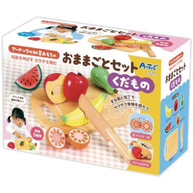 木製おままごとセット くだもの｜3,993円